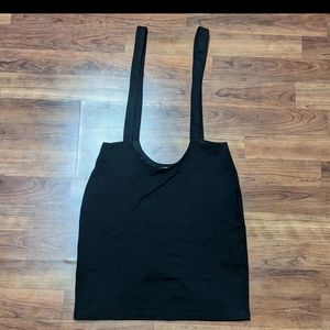 Fashion Nova suspender skirt